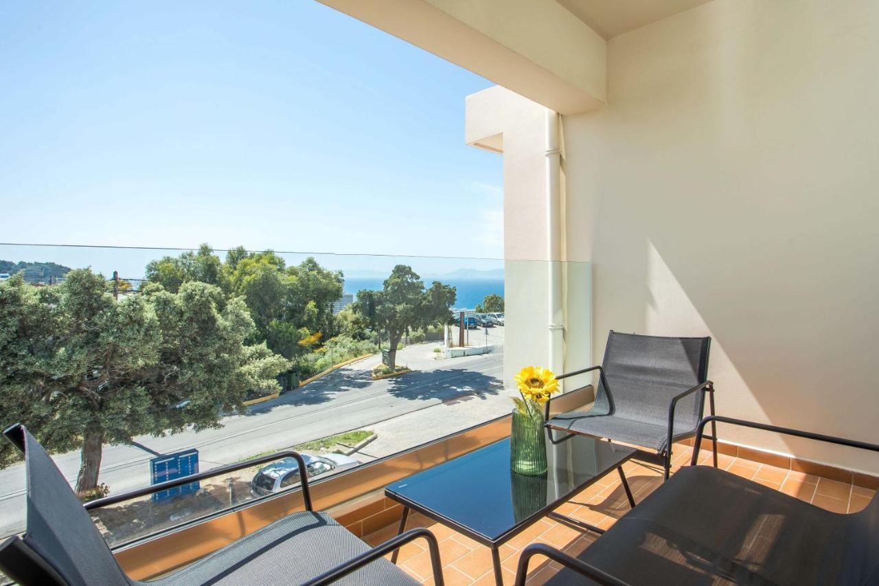 Eden Sunflower - Luxurious Apartment With Sea View Rhodes City Екстериор снимка